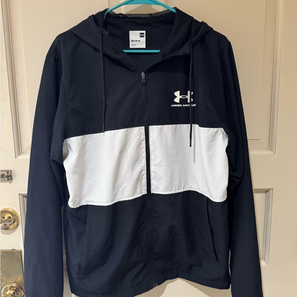 Under Armour Black and White Jacket